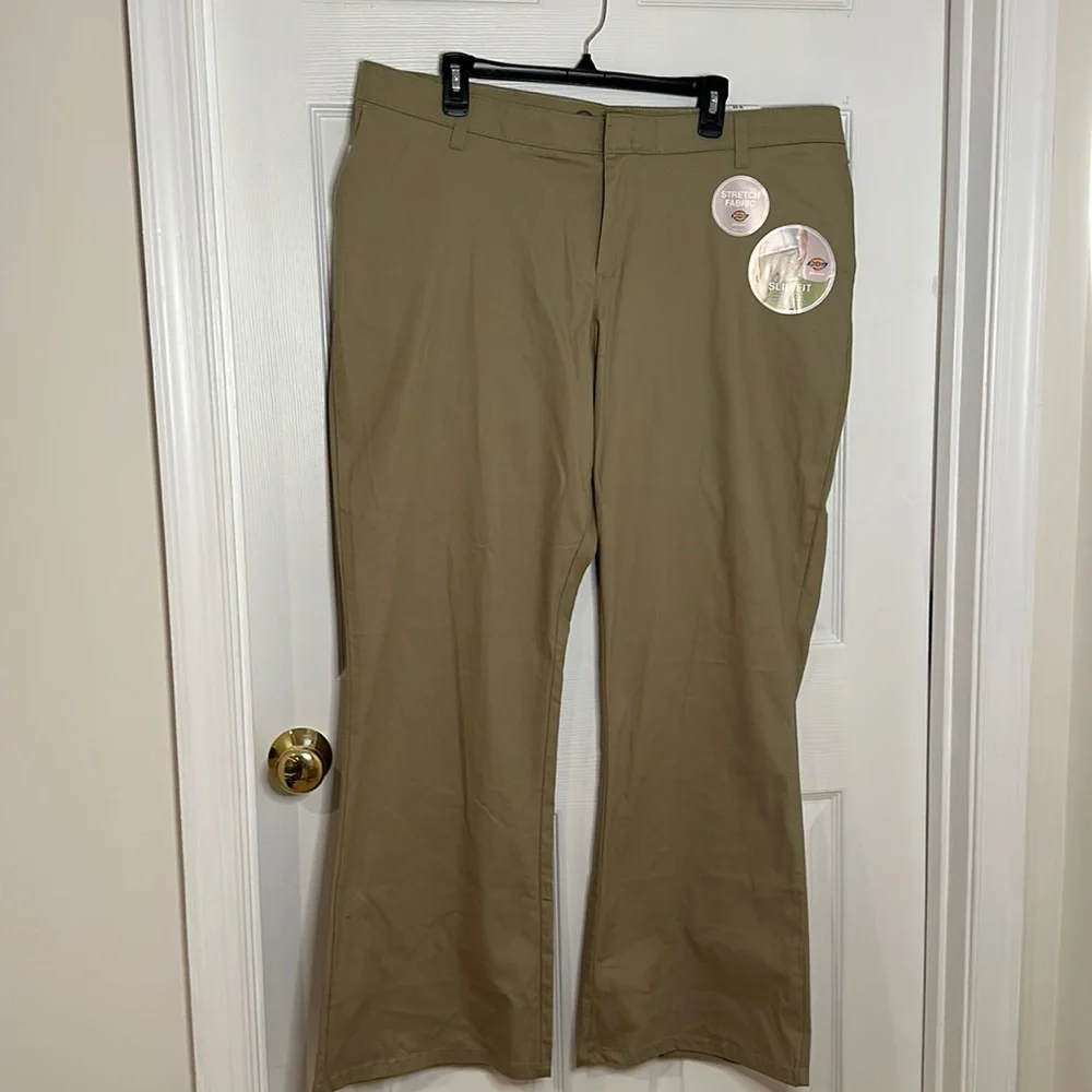 Dickies Women's Khaki Work Pants